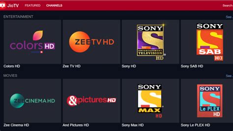 jio tv channels